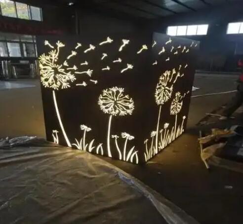 阳江镇耐候钢灯箱