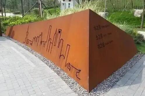 阳江镇耐候钢挡土墙